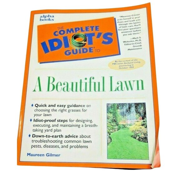 Complete Idiot's Guide to a Beautiful Lawn by Maureen Gilmer - Picture 1 of 2